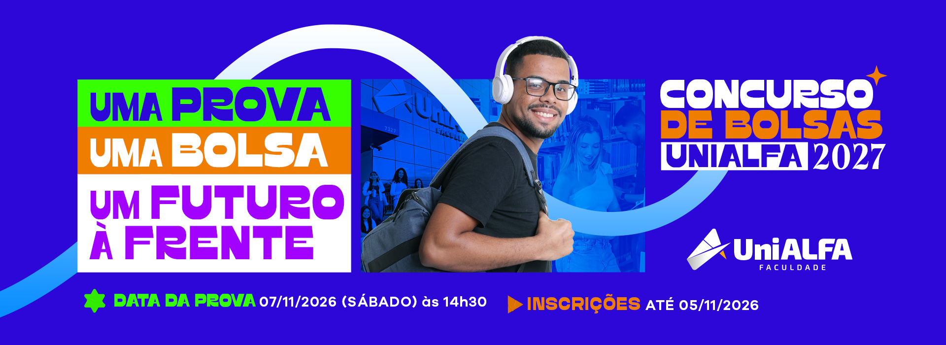 Banner UniALFA - Concurso de Bolsas 2027